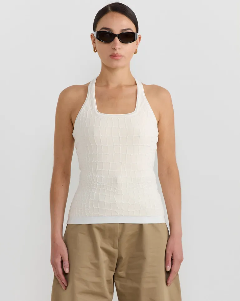 Le Debardeur Scala Top in Off White