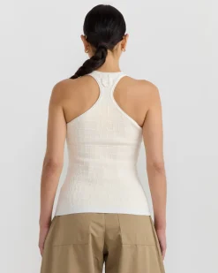Le Debardeur Scala Top in Off White