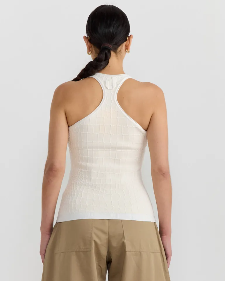 Le Debardeur Scala Top in Off White