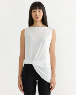 Le Haut Peplo Top in White