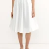 Le Jupe Salon Skirt in White