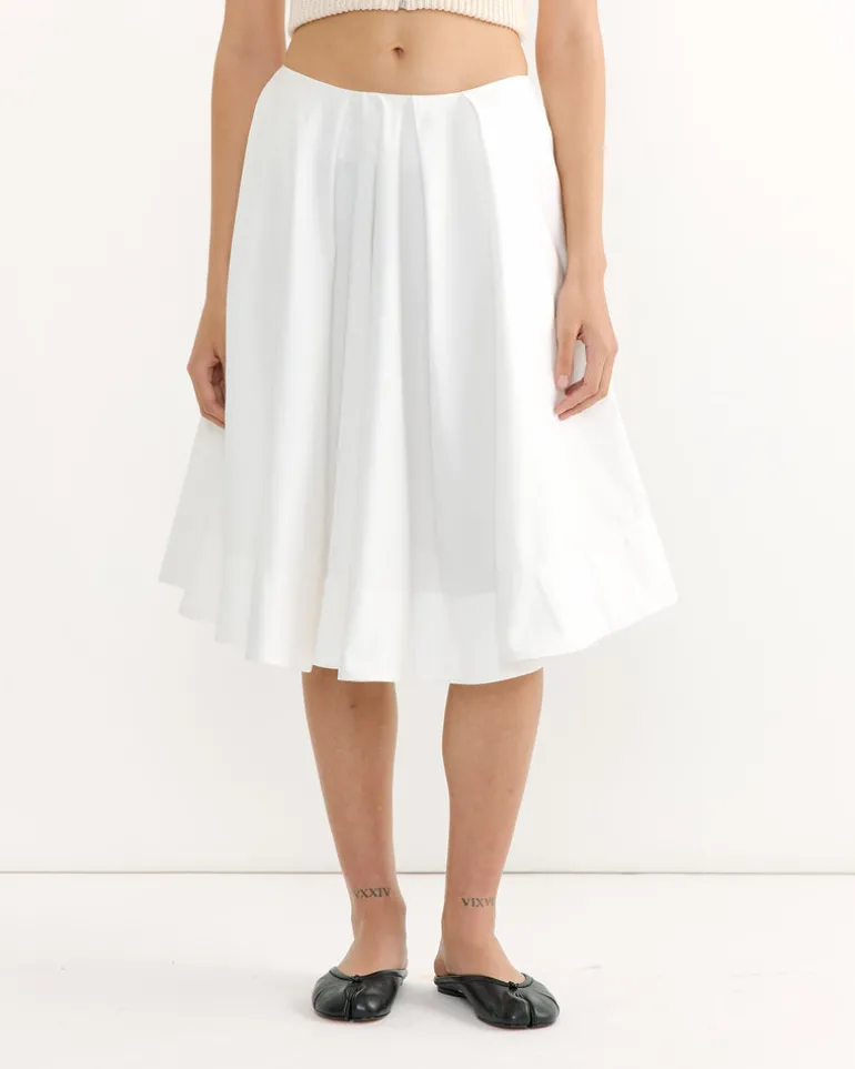 Le Jupe Salon Skirt in White
