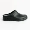 Leather Mules in Black