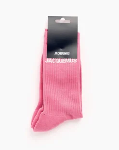 Les Chaussettes J Socks in Dark Pink