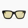 Les Lunettes Carino Sunglasses in Black