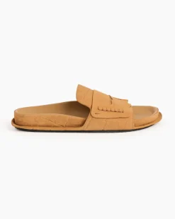 Les Sandales Mocassin Sandal in Camel