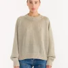 Lind Knit Crew in Sand