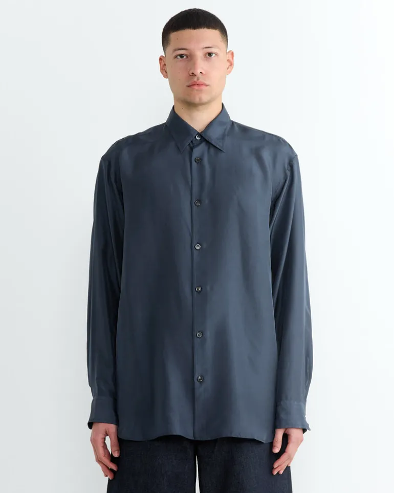 Long-Sleeve Shirt in Navy
