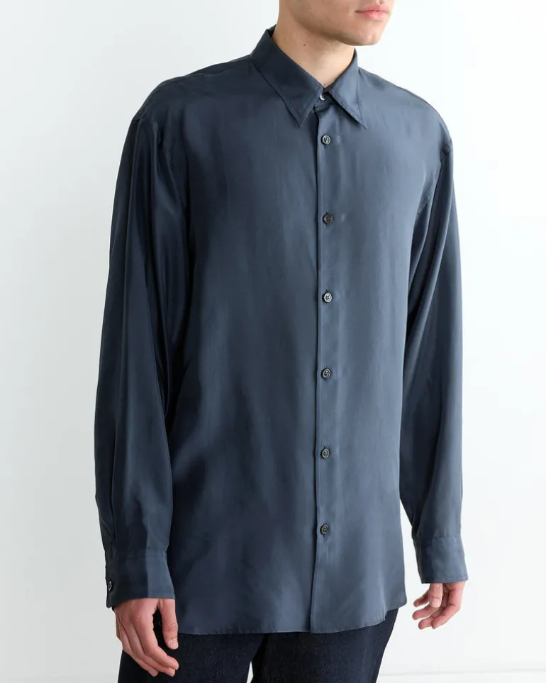 Long-Sleeve Shirt in Navy