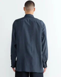 Long-Sleeve Shirt in Navy