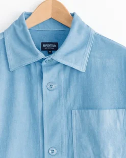 Lux J Unlined Jacket in Woad