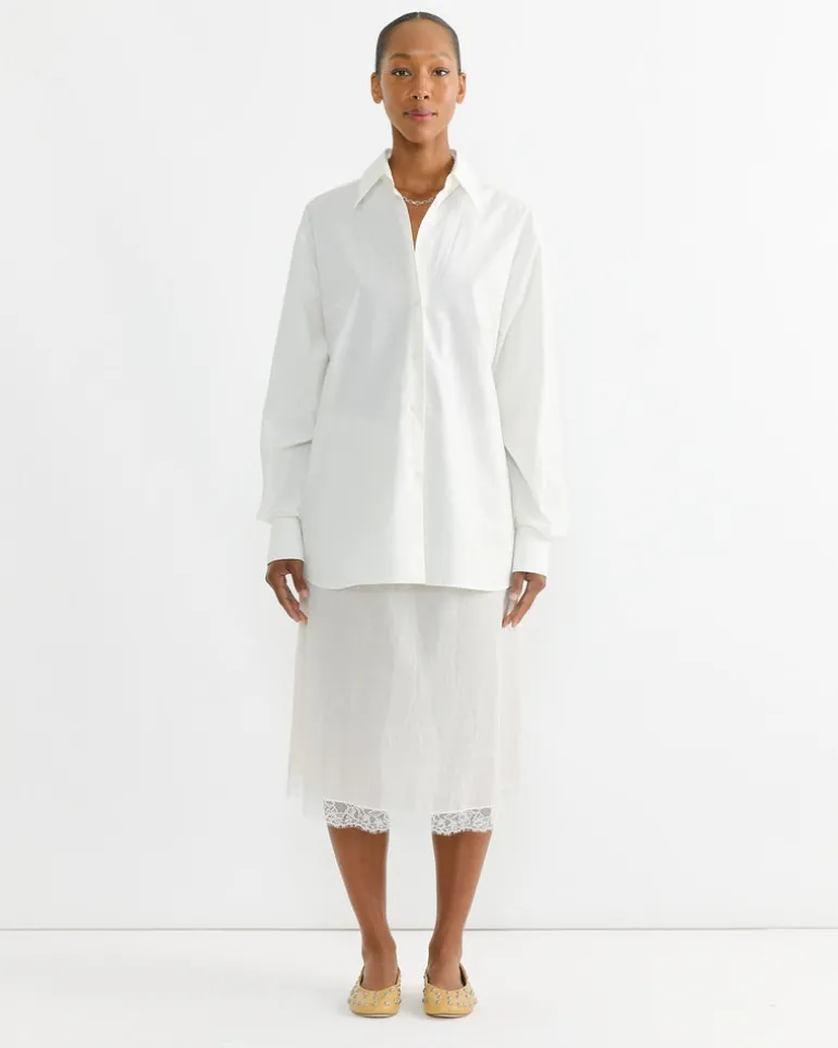 Midi Dress in White