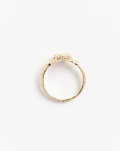 Mini Bound Willow Ring in Gold/Red