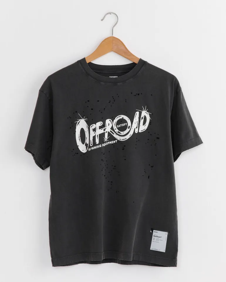 MothTech T-Shirt in Aged Black