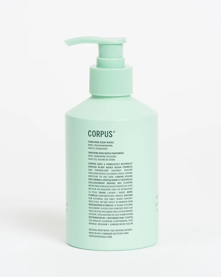 Natural Body Wash in Third Rose