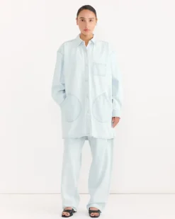 Okuda Jacket in Pale Blue