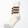 1255 Old School Crew Socks in Brown