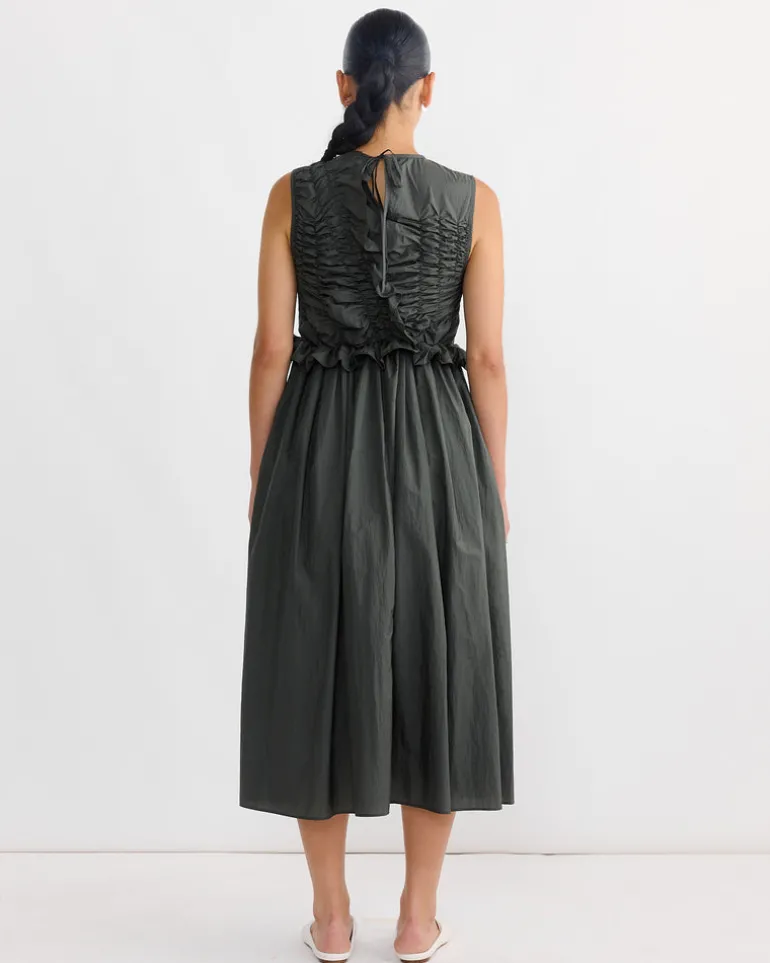 Ole Dress in Pine Green