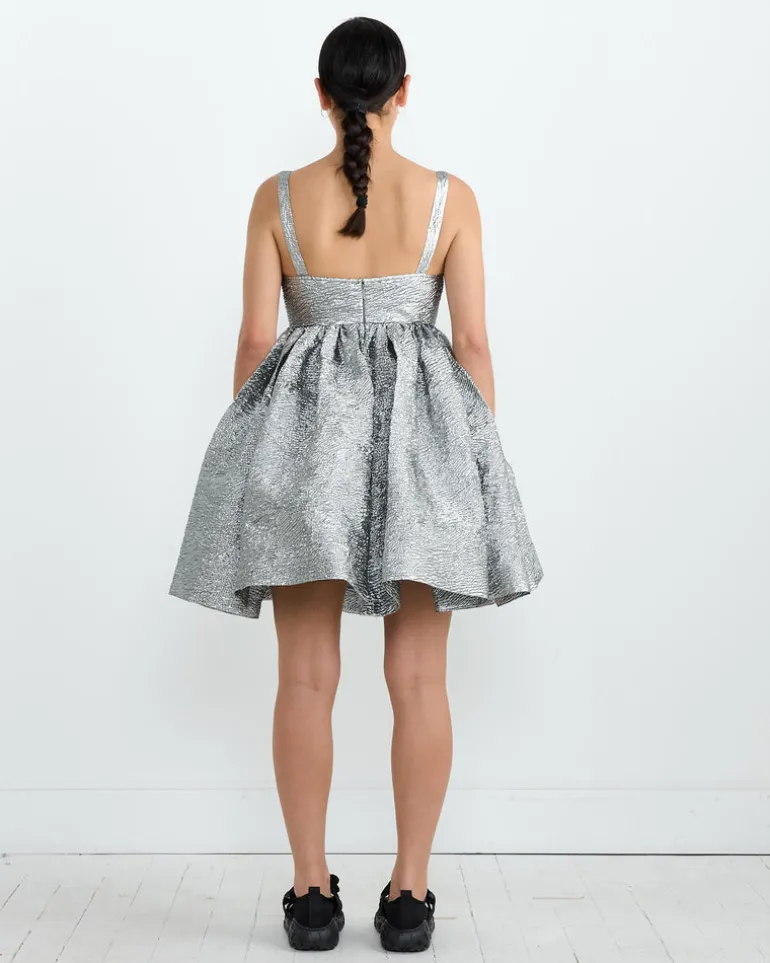 Onique Dress in Silver