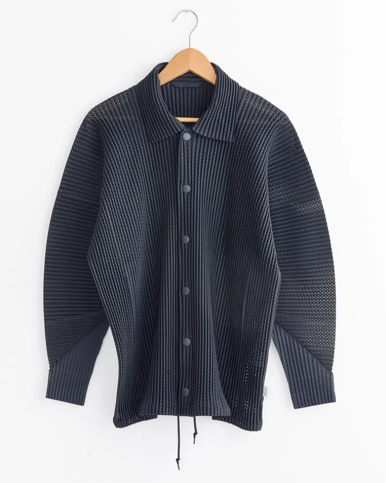 Outer Mesh Jacket in Black