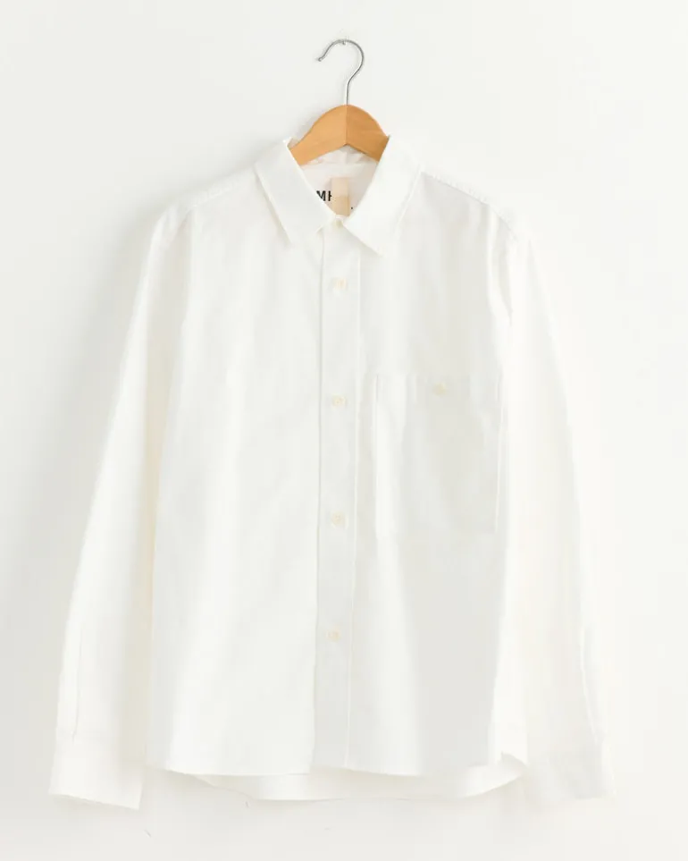 Overall Shirt in Off White