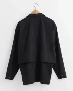 Packable Shirt in Black