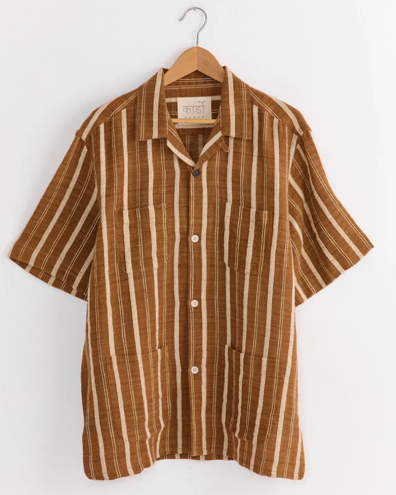 Pedro Handwoven Shirt in Nutshell