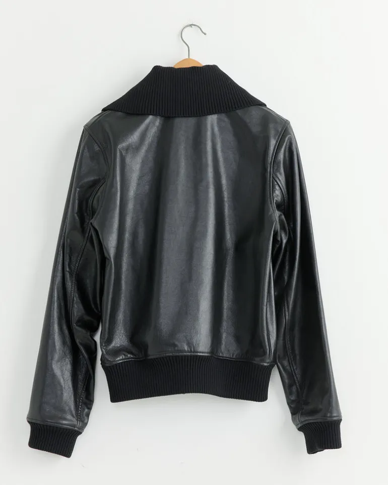Pharos Bomber in Malleable Black