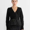 Phlox Cardigan in Black