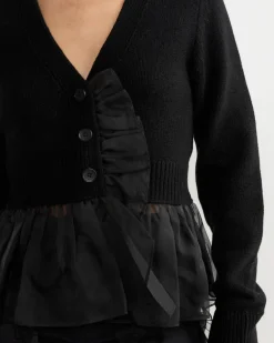 Phlox Cardigan in Black