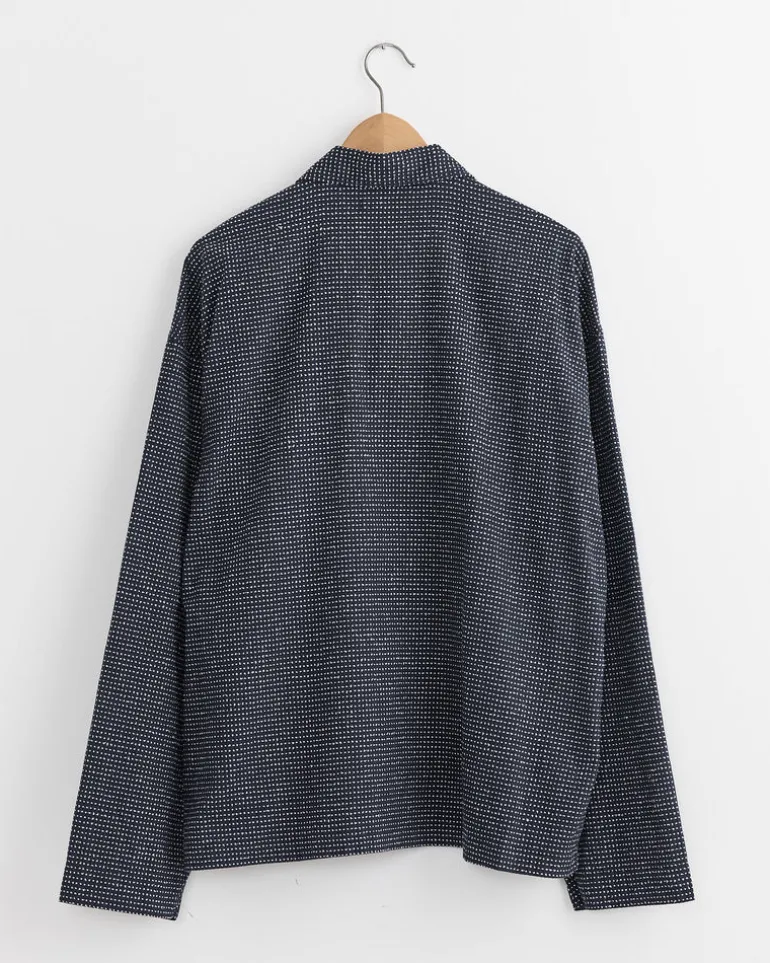 Pj Overshirt in Blue/White