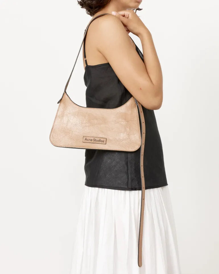 Platt Mini Shoulder Bag in Dark Beige