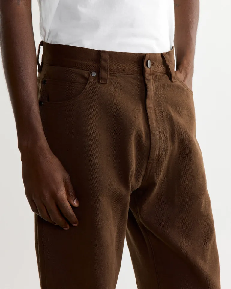 Ply Jean in Cotton Twill Cacao