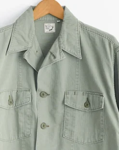 4 Pockets U.S Army Shirt Jacket in Green