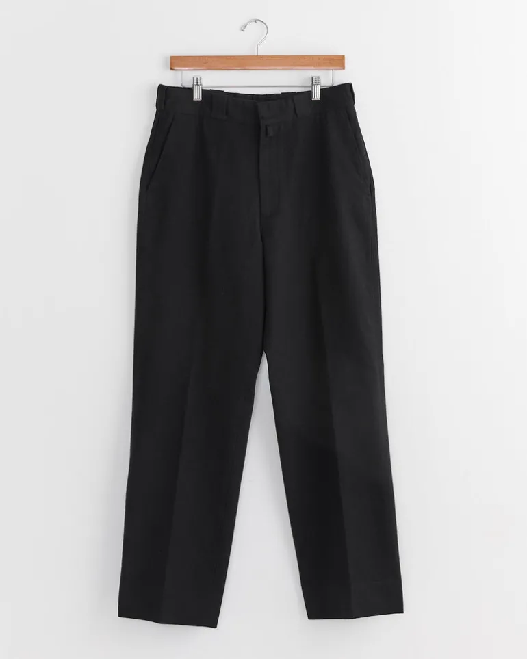 Post Work Twill Pant in Black