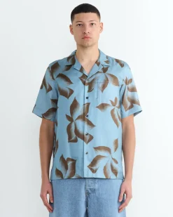 Printed Shirt in Steel