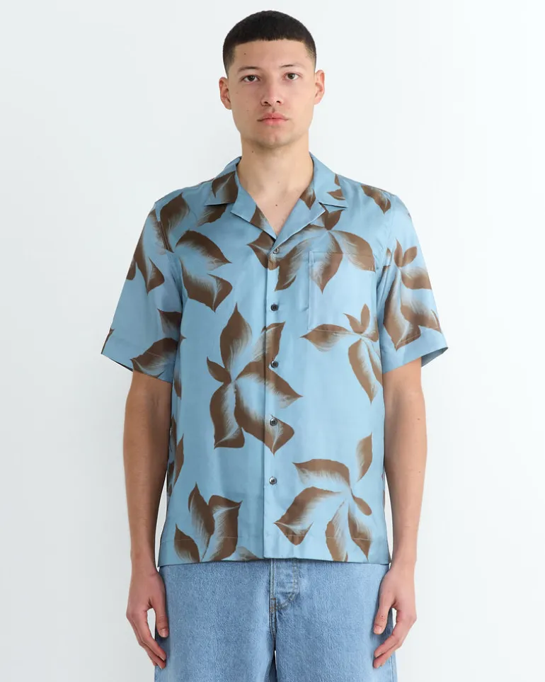 Printed Shirt in Steel