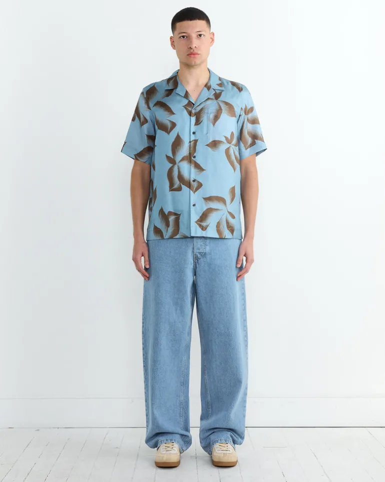 Printed Shirt in Steel