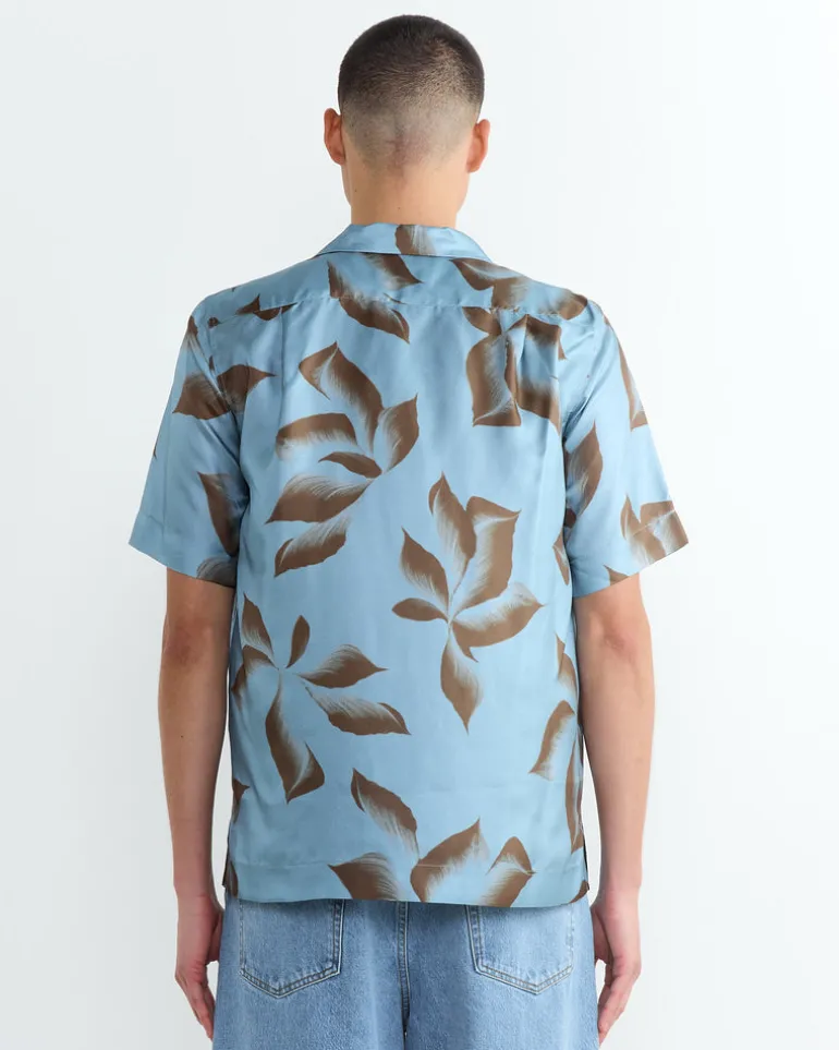 Printed Shirt in Steel