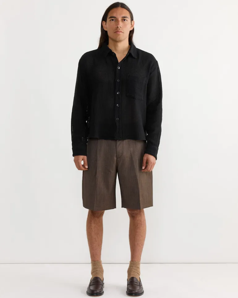 Priority Shirt in Black Natte