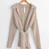 Rack Cardigan in Sisal