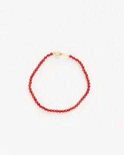 Red Bamboo Coral Bracelet