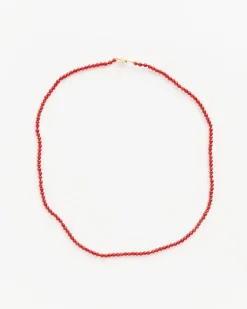 Red Bamboo Coral Necklace