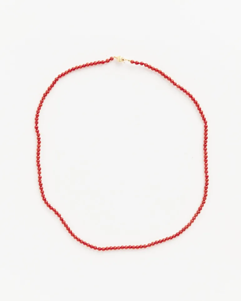Red Bamboo Coral Necklace