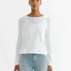 Rei Long Sleeve T-Shirt in White