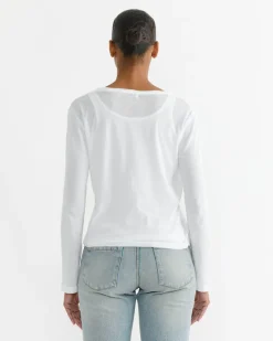 Rei Long Sleeve T-Shirt in White