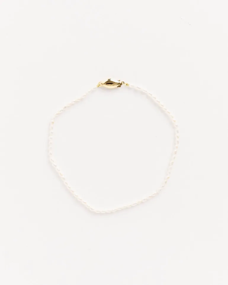 Rice Pearl Brujeria Anklet