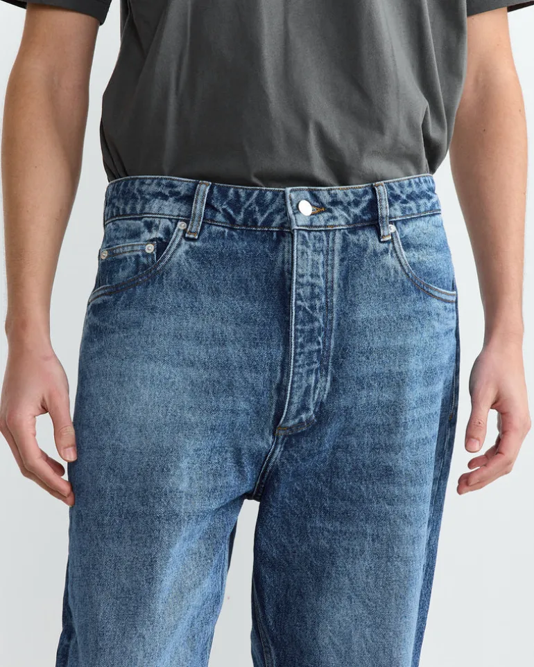 Riso Pant in Worn Wash Indigo