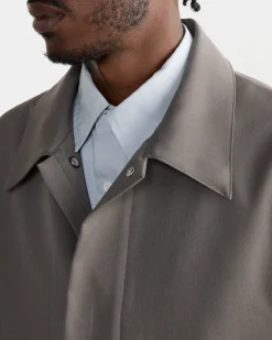 Rohe Jacket in Wool Twill Taupe