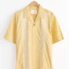 Ronen Embroidery Shirt in Flower